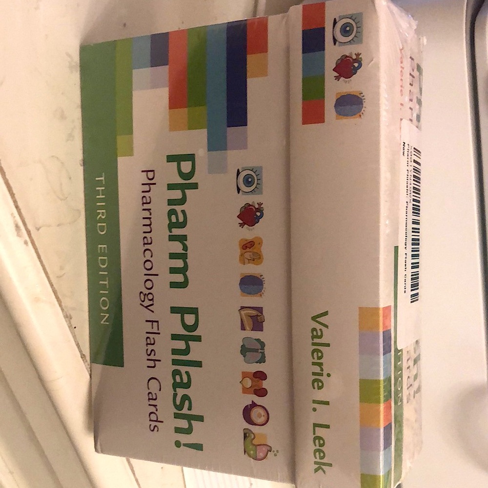 Brand New with Tags Pharmacy Flash Cards Medications Pharm Phlash! Third Edition
